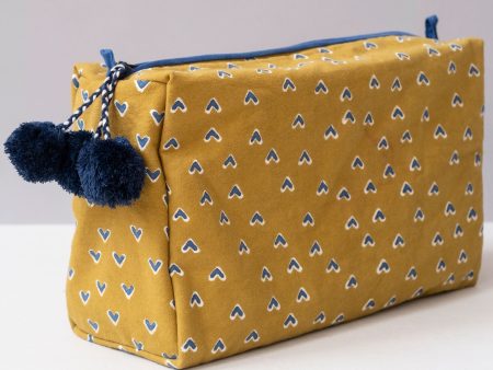 Basti Mustard Toiletry Bag Fashion