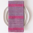 Dolbi Fuschia Block Printed Napkins - set of 4 Hot on Sale