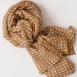 Taos Gold Block Printed Scarf Sale