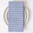 Pontis Stripes Cloud Block Printed Napkins - set of 4 Fashion