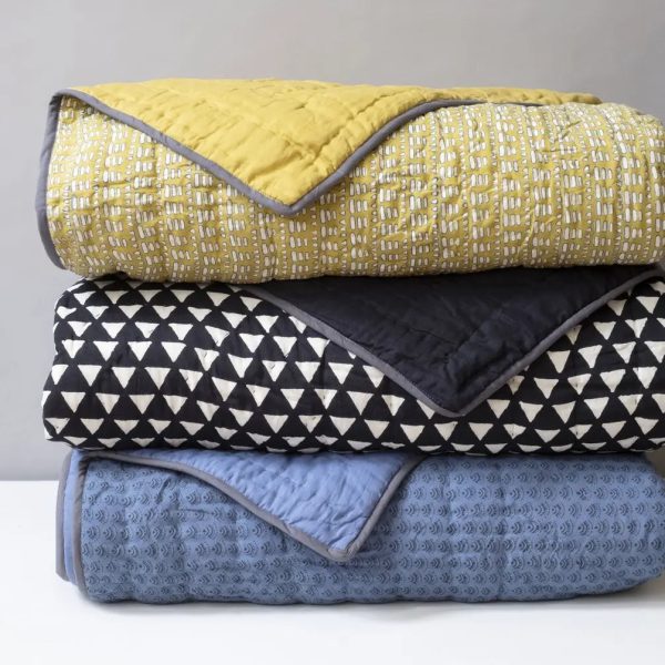 Matta Mustard Quilt Hot on Sale