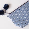 Aja Cloud Block Printed Makeup Pouch Online Sale