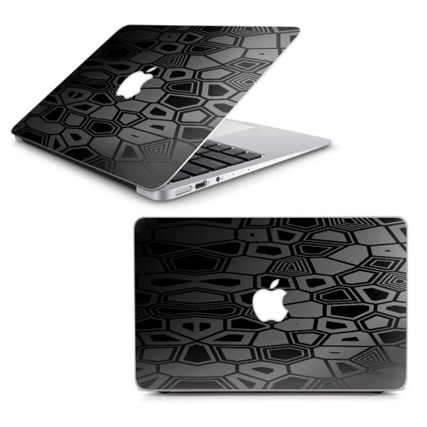 Black Silver Design Macbook Air 11  A1370 A1465 Skin Cheap