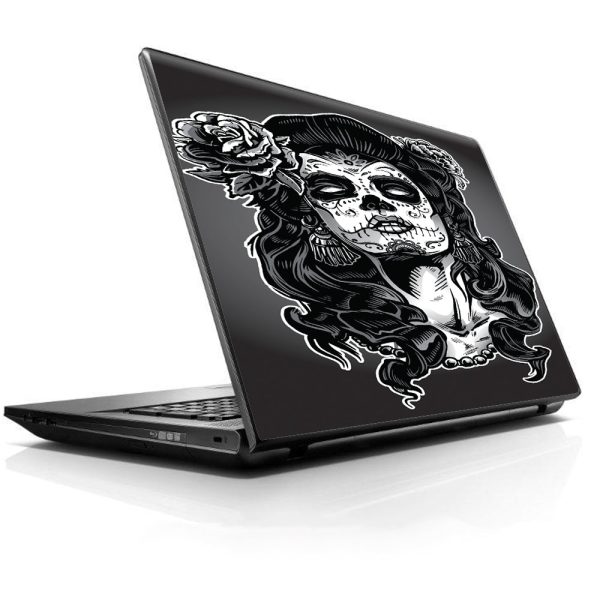 Sugar Skull Girl Dia De Los Meurtos HP Dell Compaq Mac Asus Acer 13 to 16 inch Skin Sale