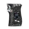 Black Flowers Floral Pattern Smok Mag kit Skin For Sale