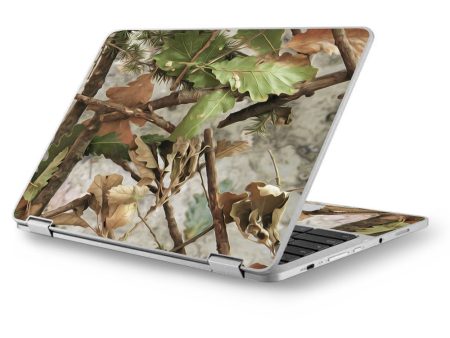 Tree Camo Real Oak Asus Chromebook Flip 12.5  Skin For Cheap