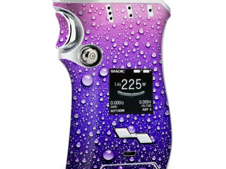 Waterdrops On Purple Smok Mag kit Skin Online now