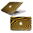 Black Yellow Trippy Pattern Macbook Air 11  A1370 A1465 Skin Online