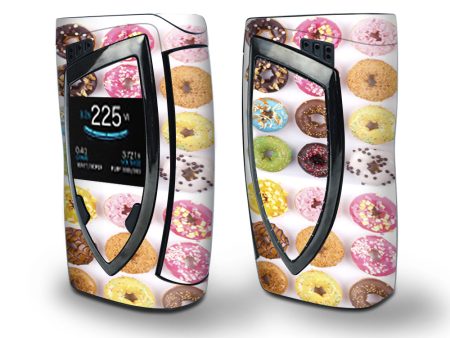 Skin Decal Vinyl Wrap for Smok Devilkin Kit 225w Vape (includes TFV12 Prince Tank Skins) skins cover   Donuts, Iced and sprinkles Online Sale