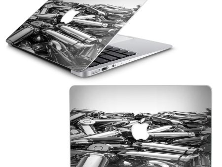 Silver Bullets Polished Black White Macbook Air 11  A1370 A1465 Skin Hot on Sale