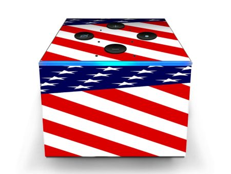 American Flag Usa Amazon Fire TV Cube Skin Fashion