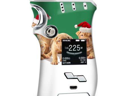 Shar-Pei Puppies In Santa Hats Smok Mag kit Skin Online Sale