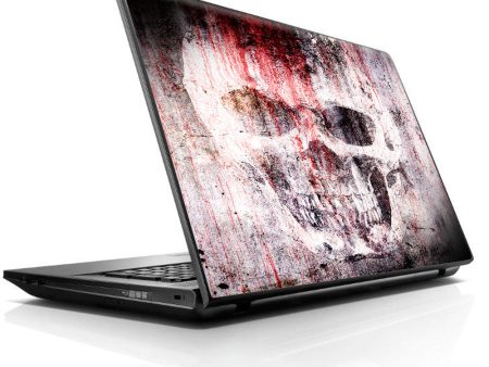 Tattered Skull Blood Skull Dead HP Dell Compaq Mac Asus Acer 13 to 16 inch Skin Online now