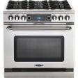 36  6 Burner Gas Convection Range, Dual Fuel, Self Clean Discount