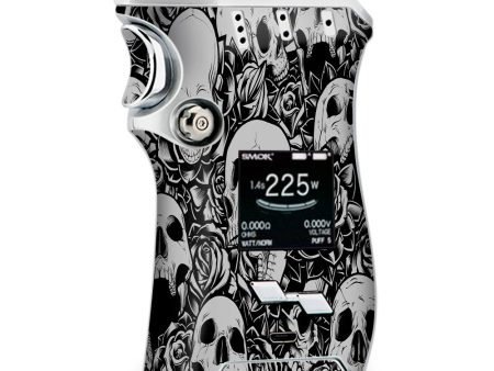 Skulls N Roses Black White Screaming Smok Mag kit Skin Online Hot Sale