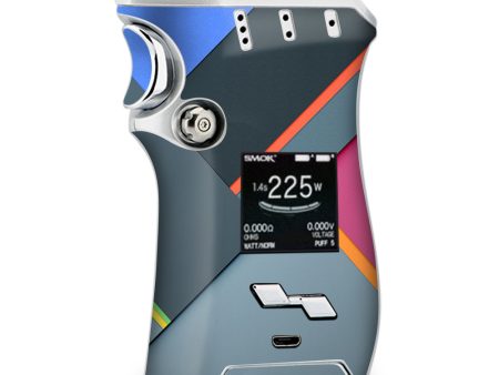 Grey Colors Plaid  Smok Mag kit Skin Cheap