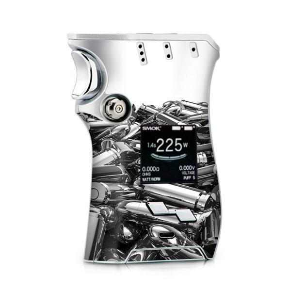 Silver Bullets Polished Black White Smok Mag kit Skin Online Hot Sale