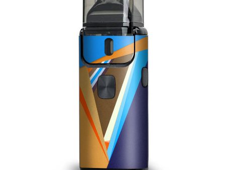 Abstract Patterns Blue Tan Aspire Breeze 2 Skin on Sale